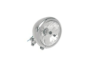 Drag Specialty クローム ダイヤモンド スタイル ボトム マウント 5 3/4 インチ オートバイ ヘッドライト Drag Specialties Chrome Diamond Style Bottom Mount 5 3/4\