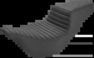 Saddlemen ブラック ステップアップ エクステンデッド リーチ シート 2008-2023 ハーレー ツーリング FLHX 用 Saddlemen Black Step-Up Extended Reach Seat for 2008-2023 Harley Touring FLHX 【並行輸入品】