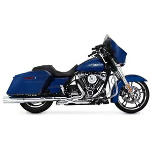 Vance & Hines パワー デュアル クローム ヘッダー システムは、2017-2022 ハーレー ツーリング FLHT に適合します。 Vance & Hines Power Dual Chrome Header System fits 2017-2022 Harley Touring FLHT 【並行輸入品】