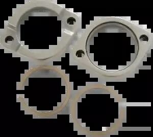 Drag Specialtys ヘビーデューティエキゾーストフランジキットは 1984-2022 ハーレーツーリングに適合 Drag Specialties Heavy Duty Exhaust Flange Kit fits 1984-2022 Harley Touring 【並行輸入品】