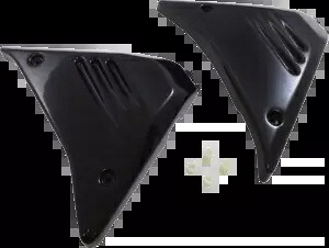 Arlen Ness ブラック ルーバー オートバイ サイド カバー 1982-2000 ハーレー FXRS FXRT FXR Arlen Ness Black Louvered Motorcycle Side Covers 1982-2000 Harley FXRS FXRT FXR 【並行輸入品】