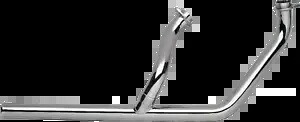 Paughco 2-1 クローム ヘッドパイプ 1970-1984 ハーレーダビッドソン ショベルヘッド FLH FLHX 用 Paughco 2-1 Chrome Head Pipes for 1970-1984 Harley Davidson Shovelhead FLH FLHX 【並行輸入品】