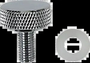 ドラッグスペシャリティーズ クローム 1/4-28 シートからフェンダーマウントノブボルト ハーレーダビッドソン Drag Specialties Chrome 1/4-28 Seat to Fender Mount Knob Bolt Harley Davidson 【並行輸入品】
