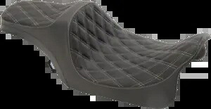 Drag Specialtys プレデター III ダイヤモンド シート 2008-2023 ハーレー ツーリング FLHX に適合 Drag Specialties Predator III Diamond Seat fits 2008-2023 Harley Touring FLHX 【並行輸入品】