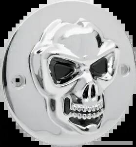 ドラッグスペシャリティーズ スカルポイント タイミングカバー 70-19 ハーレー ダイナ ソフテイル ツーリング XL Drag Specialties Skull Points Timing Cover 70-19 Harley Dyna Softail Touring XL 【並行輸入品】
