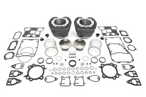Vtwin ブラック 110 シリンダー エンジンキット 2007-2017 ハーレー ツーリング ソフテイルに適合 Vtwin Black 110 Cylinder Engine Kit fits 2007-2017 Harley Touring Softail 【並行輸入品】