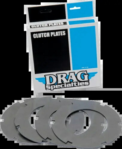 Drag Specialty スチール クラッチ プレート キット 1968-1984 ハーレー ツーリング ソフテイル FXST FX Drag Specialties Steel Clutch Plate Kit 1968-1984 Harley Touring Softail FXST FX 【並行輸入品】