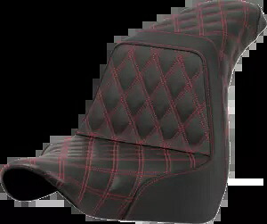 Saddlemen ステップアップ レッド フルラティスシート 2018-23 ハーレー ローライダー スポーツ グライド用 Saddlemen Step Up Red Full Lattice Seat for 2018-23 Harley Low Rider Sport Glide 【並行輸入品】