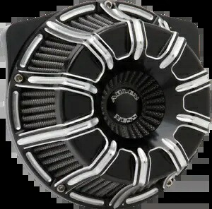 Arlen Ness ブラック 10 ゲージ 逆さまエアクリーナーフィルター 88-19 ハーレー スポーツスター XLH Arlen Ness Black 10 Gauge Inverted Air Cleaner Filter 88-19 Harley Sportster XLH 【並行輸入品】