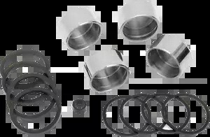 Drag Specialty フロント ブレーキ キャリパー ピストン リビルド キット 08-17 ハーレー ダイナ用 Drag Specialties Front Brake Caliper Piston Rebuild Kit for 08-17 Harley Dyna 【並行輸入品】