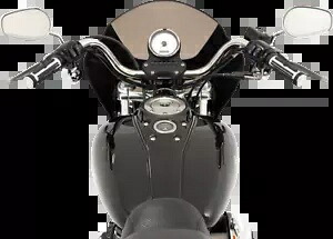 メンフィス シェード ガントレット フェアリング & ブラック マウント キット 2011-2019 ハーレー スポーツスター Memphis Shades Gauntlet Fairing & Black Mount kit 2011-2019 Harley Sportster 【並行輸入品】
