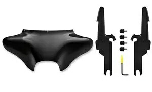 Memphis Shades バットウィング フェアング & ブラック マウントキット 04-19 ハーレー ロードキング用 Memphis Shades Batwing Fairng & Black Mount Kit for 04-19 Harley Road King 【並行輸入品】