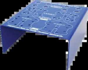 Jims Blue ハーレー用コンプリート M8 トップエンド ハードウェア ボルト オーガナイザー トレイ スタンド Jims Blue Complete M8 Top End Hardware Bolt Organizer Tray Stand for Harley 【並行輸入品】