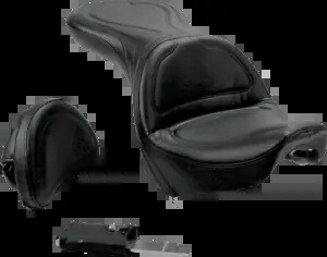サドルメン エクスプローラー バックレストジェルシート付き 2000-2007 ハーレー ソフテイル デュース FXSTD Saddlemen Explorer w/ Backrest Gel Seat 2000-2007 Harley Softail Deuce FXSTD 【並行輸入品】