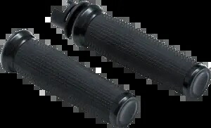 Kuryakyn ブラック スレッシャー 7/8 インチ ハンド グリップ 2014-2017 インディアン チーフテン スプリングフィールド Kuryakyn Black Thresher 7/8\