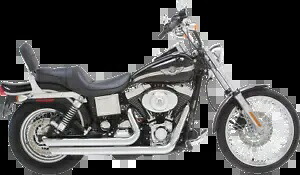 Vance & Hines Big Shots スタッガード クローム エキゾースト ハーレー 1991-2005 ダイナ FXD FXDL Vance & Hines Big Shots Staggered Chrome Exhaust Harley 1991-2005 Dyna FXD FXDL 【並行輸入品】