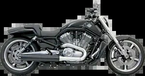 Bassani ブラック 4 インチ スリップオン エキゾースト マフラー 2009-2017 ハーレー V ロッド マッスル VRSCF Bassani Black 4\