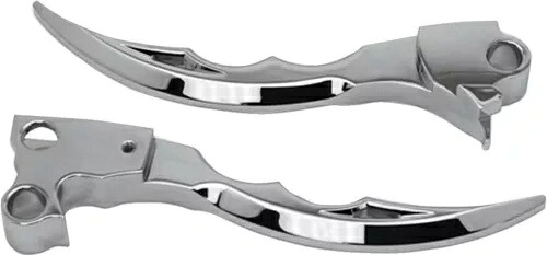 Pro One クローム プロブレード ハンドルバーレバー 1996-06 ハーレーダビッドソンに適合 Pro One Chrome Pro Blade Handlebar Levers fits 1996-06 Harley Davidson 【並行輸入品】