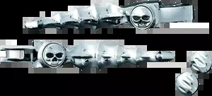 Kuryakyn クローム ゾンビ クラッチ ブレーキ レバー 08-16 ハーレーダビッドソン FLHTC 1058 Kuryakyn Chrome Zombie Clutch Brake Levers 08-16 Harley Davidson FLHTC 1058 【並行輸入品】