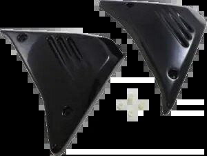 Arlen Ness ブラック ルーバー オートバイ サイド カバー 1982-2000 ハーレー FXRS FXRT FXR Arlen Ness Black Louvered Motorcycle Side Covers 1982-2000 Harley FXRS FXRT FXR 【並行輸入品】