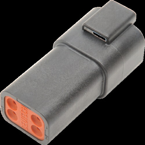 Namz Deutsch レセプタクル DT シールドコネクタコンポーネント 4 ピン ハーレーダビッドソン用 Namz Deutsch Receptacle DT Sealed Connector Component 4 Pin for Harley Davidson 【並行輸入品】