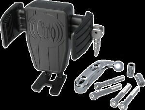 Ciro Cyber??charger クローム ハンドルバー 携帯電話ホルダー & 充電器パーチ マウント Ciro Cybercharger Chrome Handlebar Cell Phone Holder & Charger Perch Mount 【並行輸入品】