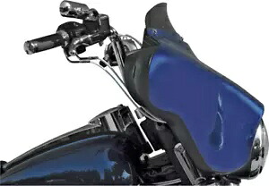 ウインドベスト 4インチ ダークスモーク オートバイ フロントガラス 96-13 ハーレー ツーリング バガー FLHTCU Wind Vest 4\