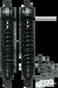 プログレッシブ サスペンション ブラック 15 インチ リア 413 ショック 1986-19 ハーレー スポーツスター用 Progressive Suspension Black 15\