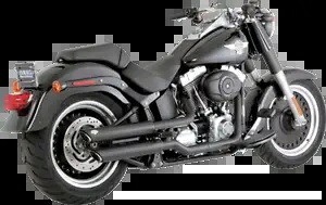 Vance & Hines ツイン スラッシュ 3 インチ PCX マフラーは、2010-2017 ハーレー ソフテイル ファットボーイに適合します。 Vance & Hines Twin Slash 3\
