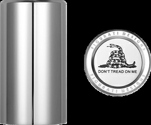 Figurati Don't Tread on Me Long ハーレー用磁気ドッキングハードウェアカバー Figurati Don't Tread on Me Long Magnetic Docking Hardware Covers for Harley 【並行輸入品】