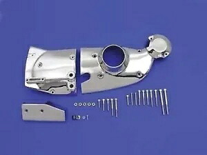 Vtwin クローム カム スプロケット カバー トリム キット 1981-82 ハーレー スポーツスター アイアンヘッドに適合 Vtwin Chrome Cam Sprocket Cover Trim Kit fits 1981-82 Harley Sportster Ironhead 【並行輸入品】