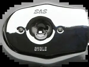 S&S クローム ステルス トリビュート 2 スロート インテーク エアクリーナー フィルター カバー ハーレー用 S&S Chrome Stealth Tribute Two Throat Intake Air Cleaner Filter Cover for Harley 【並行輸入品】