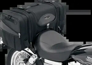 Saddlemen TS3200DE デラックス オートバイ ラゲッジ テール シーシーバー バッグ ハーレー ホンダ Saddlemen TS3200DE Deluxe Motorcycle Luggage Tail Sissy Bar Bag Harley Honda 【並行輸入品】