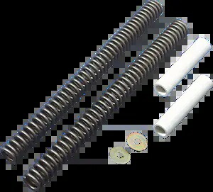 プログレッシブ 35mm フロント フォーク スプリング キットは、1971 ～ 87 年ハーレー スポーツスター XLCH に適合します。 Progressive 35mm Front Fork Spring Kit fits 1971-87 Harley Sportster XLCH 【並行輸入品】