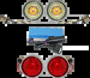 カスタム ダイナミクス プローブ LED ターンシグナルキット 2010-2013 ハーレー ツーリング FLHX FLTRX Custom Dynamics Probeam LED Turn Signal Kit 2010-2013 Harley Touring FLHX FLTRX 【並行輸入品】
