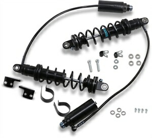 Legend ブラック ヘビーデューティ 14 インチ Revo-Arc リアショック 2014-2023 ハーレー ツーリング モデル Legend Black Heavy Duty 14\