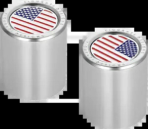 Figurati、ハーレーダビッドソン用アメリカ国旗ドッキングハードウェアカバーをデザイン Figurati Designs American Flag Docking Hardware Covers for Harley Davidson 【並行輸入品】