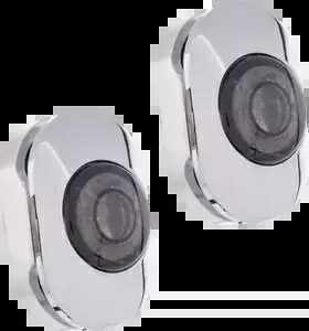 Kodlin クローム アンテナ グロメット ライト 2006-2023 ハーレー ストリート ロード グライド FLTR 用 Kodlin Chrome Antenna Grommet Lights for 2006-2023 Harley Street Road Glide FLTR 【並行輸入品】