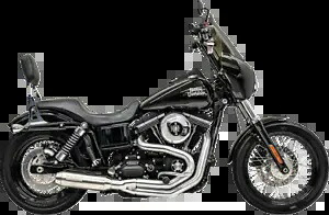 Bassani ミッドレングス 2-1 スーパー FX エキゾーストシステム 1991-2017 ハーレー ダイナ FXD 用 Bassani Mid-Length 2-1 Super FX Exhaust System for 1991-2017 Harley Dyna FXD 【並行輸入品】