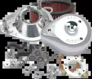 S&S クローム ティアドロップ エア クリーナー フィルター キット 2001-2020 ハーレー ダイナ ソフテイルに適合 S&S Chrome Teardrop Air Cleaner Filter Kit fits 2001-2020 Harley Dyna Softail 【並行輸入品】