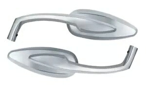 Kuryakyn 1707 クローム ティアドロップ スクリュー ハンドルバー サイドビュー ミラー セット Kuryakyn 1707 Chrome Teardrop Screw in Handlebar Side View Mirror Set 【並行輸入品】 46,860円