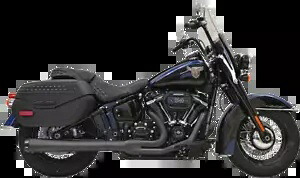 Bassani ブラック 2-1 ロード レイジ エキゾースト システム 2018-2021 ハーレー FLFB FLDE FLHCS FLHC Bassani Black 2-1 Road Rage Exhaust System 2018-2021 Harley FLFB FLDE FLHCS FLHC 【並行輸入品】
