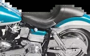 マスタング ファストバック シート 1958-1984 ハーレー ダイナ ローライダー ツーリング エレクトラグライド用 Mustang Fastback Seat for 1958-1984 Harley Dyna Low Rider Touring Electra Glide 【並行輸入品】