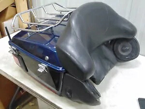 ハーレーダビッドソン キング ツアーパック ビッグ ブルー パール スピーカー & ライト付き 53963-12DJO Harley Davidson King Tour-Pak Big Blue Pearl W/ Speakers & Lights 53963-12DJO 【並行輸入品】