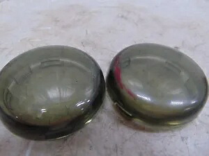 Chris Products デューススタイルウインカー用交換用スモークレンズ P/N DHD5S Chris Products Replacement Smoked Lens for Deuce-Style Turn Signals P/N DHD5S 【並行輸入品】