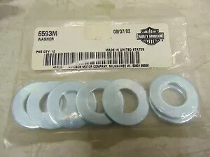 純正ハーレーダビッドソンワッシャー 数量 1 P/N: 6593M Genuine Harley Davidson Washer Qty 1 P/N: 6593M 【並行輸入品】