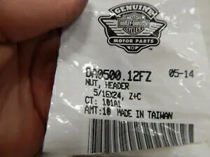 Buell ヘッダー ナット P/N: DA0500.12FZ Buell Header Nut P/N: DA0500.12FZ 【並行輸入品】 30,030円