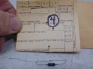 シルバニア ミルスペック半導体ダイオード 100V 1?A 4 パック 1N627 5961-00-577-6181 Sylvania Mil-Spec Semiconductor Diode 100V 1?A 4 PACK 1N627 5961-00-577-6181 【並行輸入品】