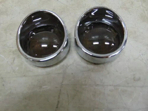 PBYMT スモークバレットウインカー クロームバイザーペア REPL 69758-05 703145779489 PBYMT Smoked Bullet Turn Signals Chrome Visor PAIR REPL 69758-05 703145779489 【並行輸入品】