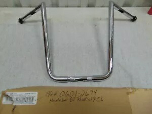 LA チョッパーズ ツイン ピークス ビッグ ツイン 19 インチ エイプ ハンガー 1 1/4 インチ ハンドルバー P/N: LA-7360-19 LA Choppers Twin Peaks Big Twin 19\